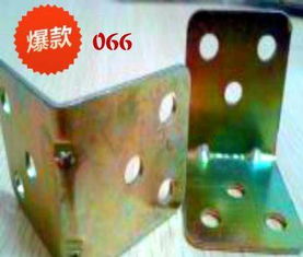 爆款型號066開口角碼連接件 電鍍五金家具床配件